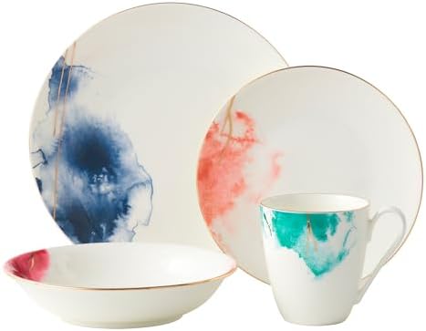 Watercolor China Place Setting One